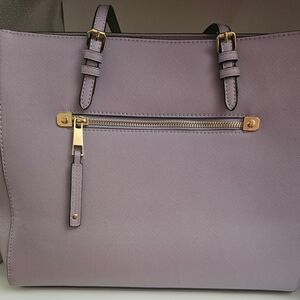 Aldo Lavender Tote Bag with Gold Hardware
